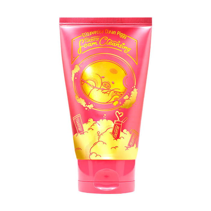 Пінка для вмивання Elizavecca Clean Piggy Pink Energy Foam Cleansing, 120 мл